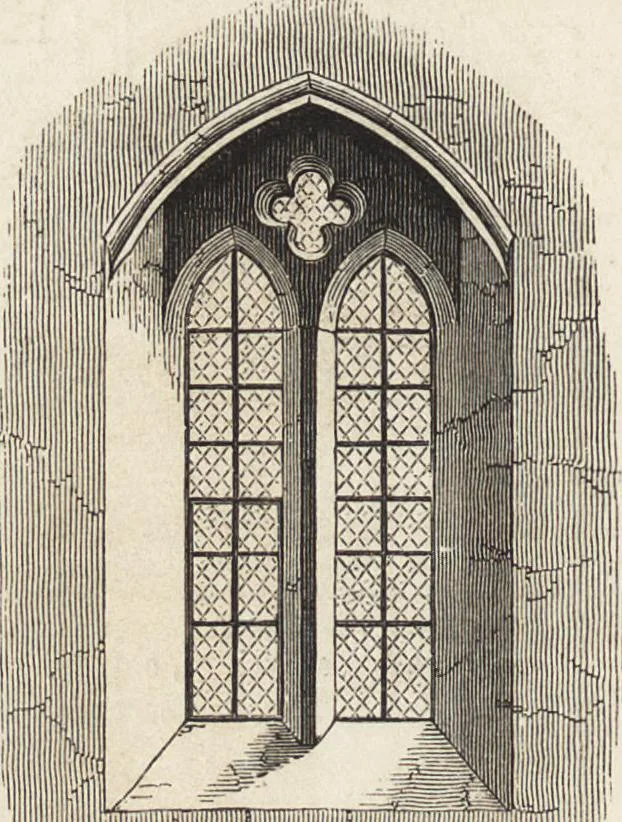 An illustration from An attempt to discriminate the styles of architecture in England : from the Conquest to the Reformation ; with a sketch of the Grecian and Roman orders /by the late Thomas Rickman, 1881, leaf 153