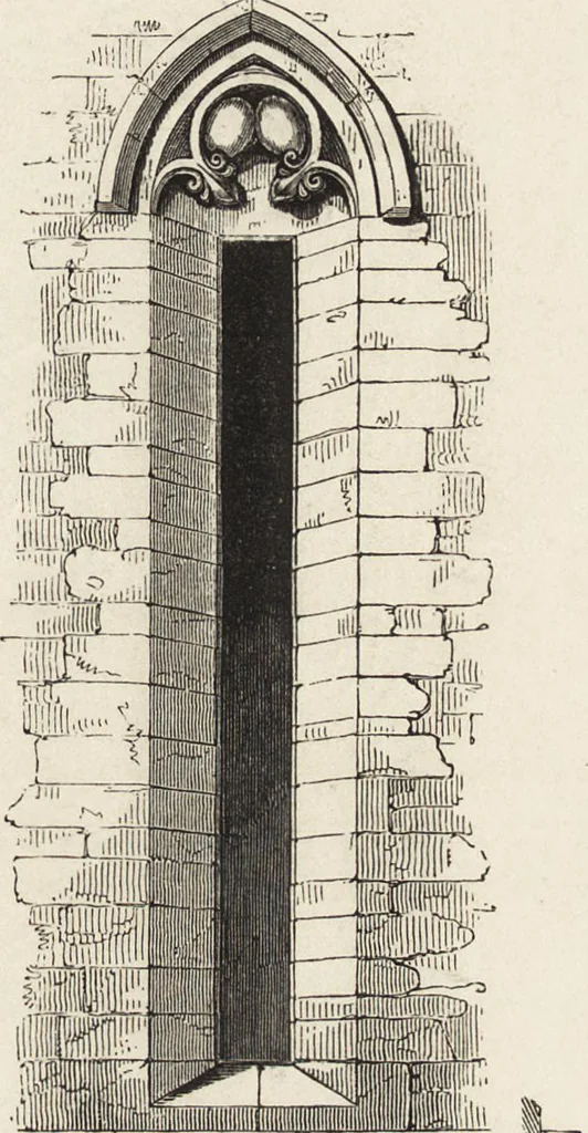 An illustration from An attempt to discriminate the styles of architecture in England : from the Conquest to the Reformation ; with a sketch of the Grecian and Roman orders /by the late Thomas Rickman, 1881, leaf 156