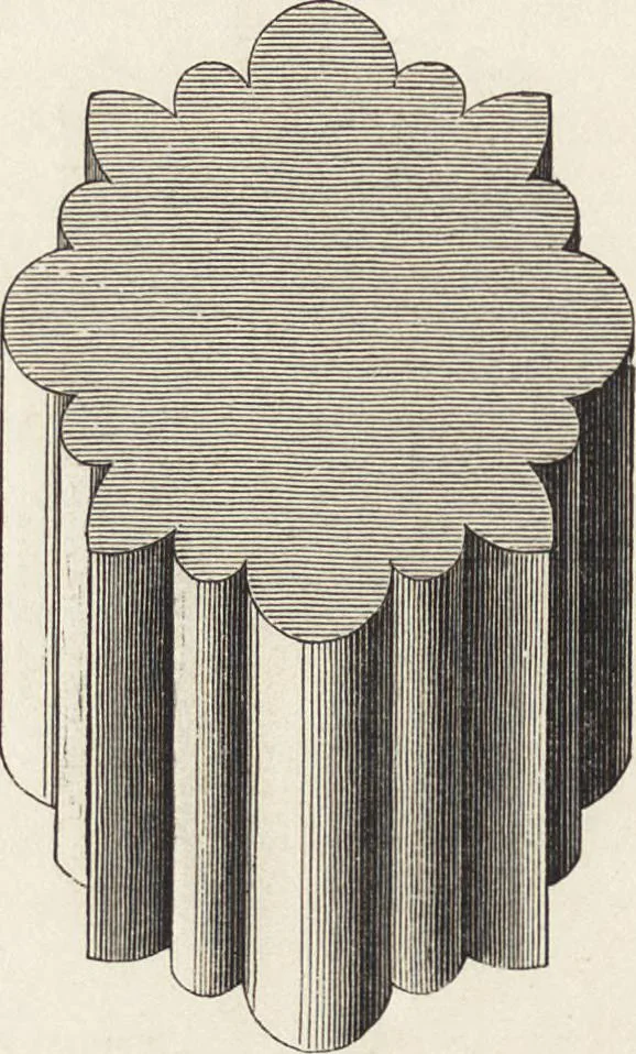 An illustration from An attempt to discriminate the styles of architecture in England : from the Conquest to the Reformation ; with a sketch of the Grecian and Roman orders /by the late Thomas Rickman, 1881, leaf 163
