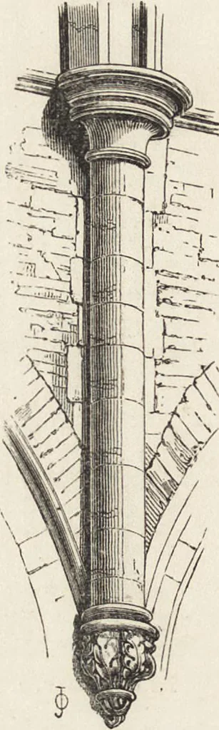 An illustration from An attempt to discriminate the styles of architecture in England : from the Conquest to the Reformation ; with a sketch of the Grecian and Roman orders /by the late Thomas Rickman, 1881, leaf 165