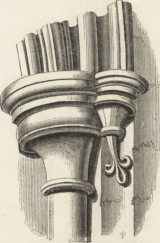 An illustration from An attempt to discriminate the styles of architecture in England : from the Conquest to the Reformation ; with a sketch of the Grecian and Roman orders /by the late Thomas Rickman, 1881, leaf 165