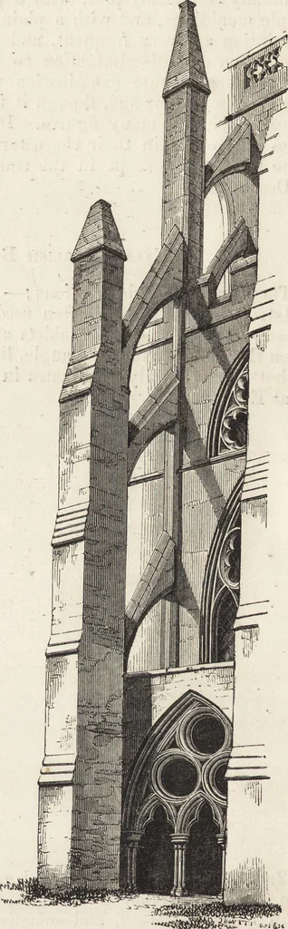 An illustration from An attempt to discriminate the styles of architecture in England : from the Conquest to the Reformation ; with a sketch of the Grecian and Roman orders /by the late Thomas Rickman, 1881, leaf 169