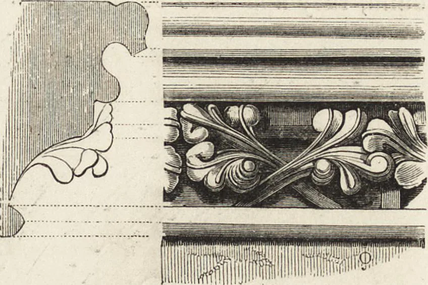 An illustration from An attempt to discriminate the styles of architecture in England : from the Conquest to the Reformation ; with a sketch of the Grecian and Roman orders /by the late Thomas Rickman, 1881, leaf 170