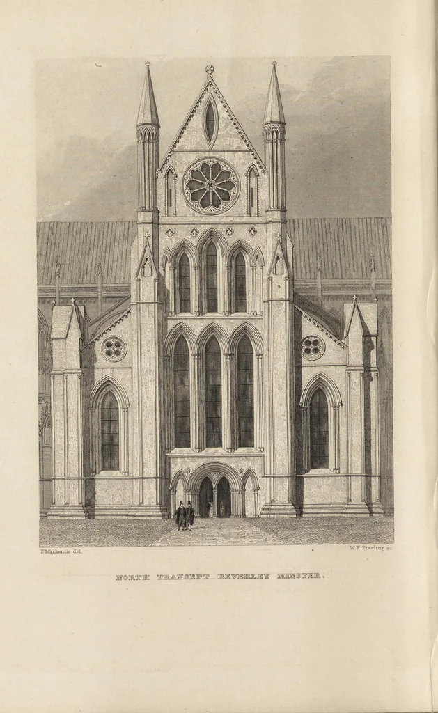 An illustration from An attempt to discriminate the styles of architecture in England : from the Conquest to the Reformation ; with a sketch of the Grecian and Roman orders /by the late Thomas Rickman, 1881, leaf 189