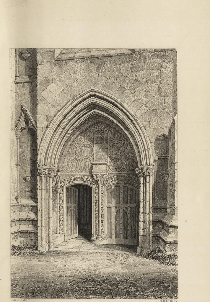 An illustration from An attempt to discriminate the styles of architecture in England : from the Conquest to the Reformation ; with a sketch of the Grecian and Roman orders /by the late Thomas Rickman, 1881, leaf 194