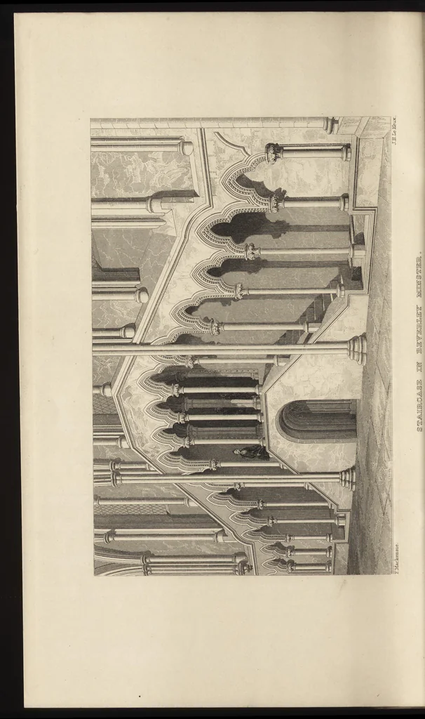 An illustration from An attempt to discriminate the styles of architecture in England : from the Conquest to the Reformation ; with a sketch of the Grecian and Roman orders /by the late Thomas Rickman, 1881, leaf 197