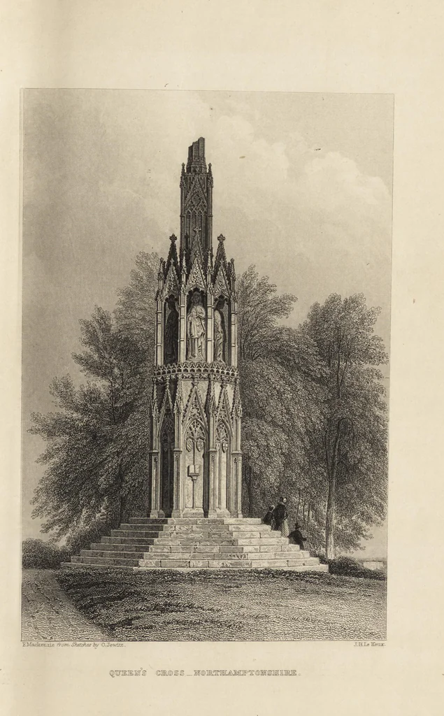 An illustration from An attempt to discriminate the styles of architecture in England : from the Conquest to the Reformation ; with a sketch of the Grecian and Roman orders /by the late Thomas Rickman, 1881, leaf 204