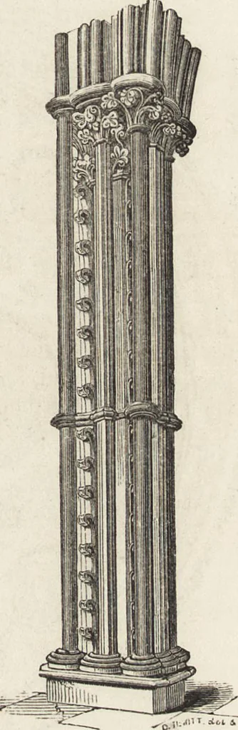 An illustration from An attempt to discriminate the styles of architecture in England : from the Conquest to the Reformation ; with a sketch of the Grecian and Roman orders /by the late Thomas Rickman, 1881, leaf 210