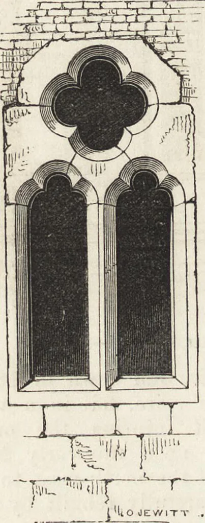 An illustration from An attempt to discriminate the styles of architecture in England : from the Conquest to the Reformation ; with a sketch of the Grecian and Roman orders /by the late Thomas Rickman, 1881, leaf 217