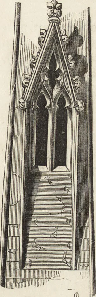 An illustration from An attempt to discriminate the styles of architecture in England : from the Conquest to the Reformation ; with a sketch of the Grecian and Roman orders /by the late Thomas Rickman, 1881, leaf 244