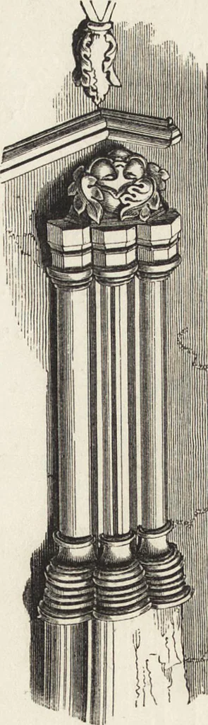 An illustration from An attempt to discriminate the styles of architecture in England : from the Conquest to the Reformation ; with a sketch of the Grecian and Roman orders /by the late Thomas Rickman, 1881, leaf 249