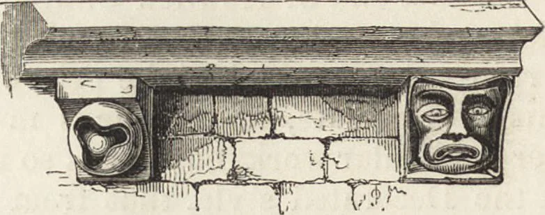 An illustration from An attempt to discriminate the styles of architecture in England : from the Conquest to the Reformation ; with a sketch of the Grecian and Roman orders /by the late Thomas Rickman, 1881, leaf 255
