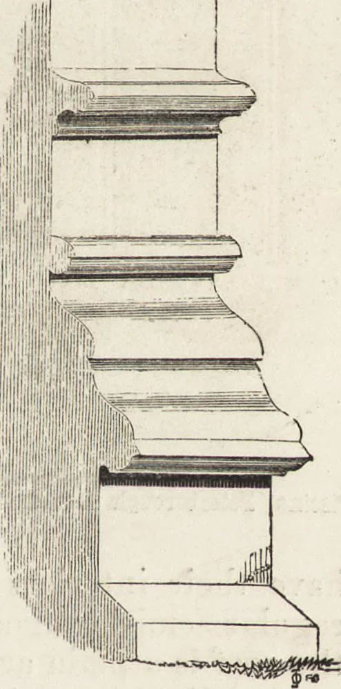 An illustration from An attempt to discriminate the styles of architecture in England : from the Conquest to the Reformation ; with a sketch of the Grecian and Roman orders /by the late Thomas Rickman, 1881, leaf 256