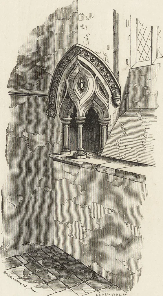 An illustration from An attempt to discriminate the styles of architecture in England : from the Conquest to the Reformation ; with a sketch of the Grecian and Roman orders /by the late Thomas Rickman, 1881, leaf 258