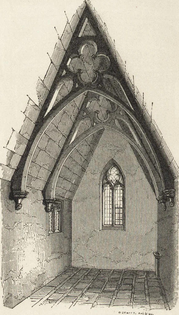 An illustration from An attempt to discriminate the styles of architecture in England : from the Conquest to the Reformation ; with a sketch of the Grecian and Roman orders /by the late Thomas Rickman, 1881, leaf 275