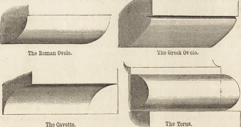 An illustration from An attempt to discriminate the styles of architecture in England : from the Conquest to the Reformation ; with a sketch of the Grecian and Roman orders /by the late Thomas Rickman, 1881, leaf 29