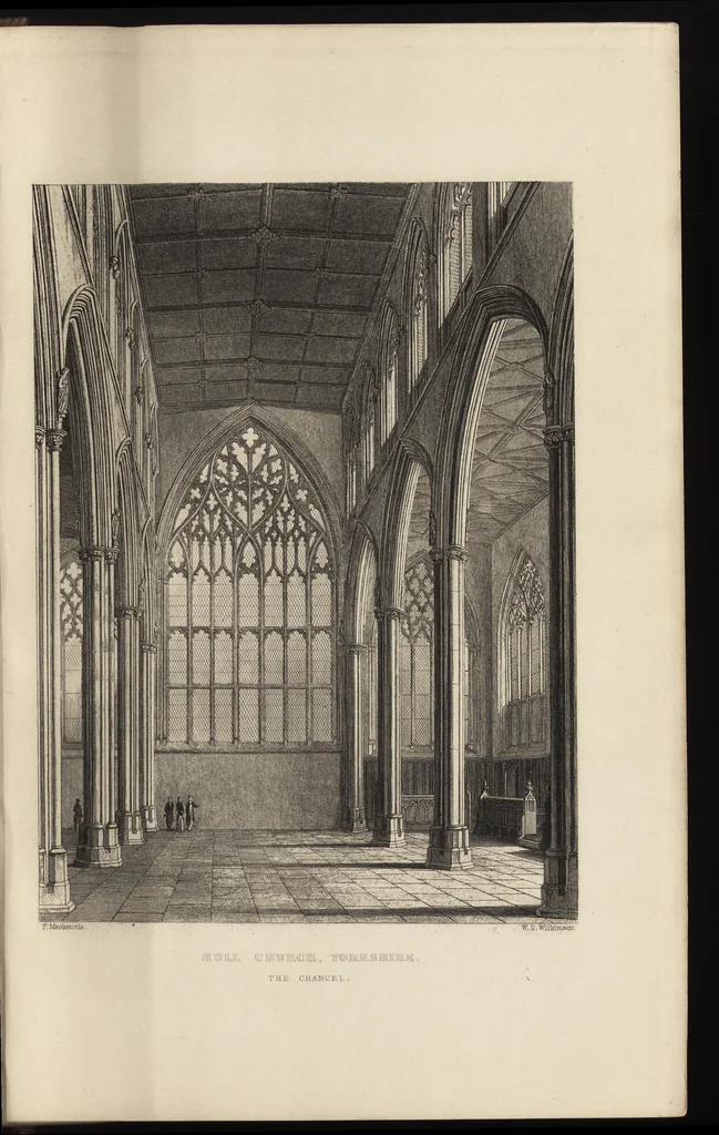 An illustration from An attempt to discriminate the styles of architecture in England : from the Conquest to the Reformation ; with a sketch of the Grecian and Roman orders /by the late Thomas Rickman, 1881, leaf 290