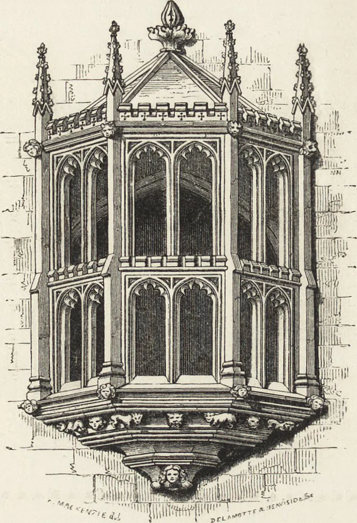 An illustration from An attempt to discriminate the styles of architecture in England : from the Conquest to the Reformation ; with a sketch of the Grecian and Roman orders /by the late Thomas Rickman, 1881, leaf 293
