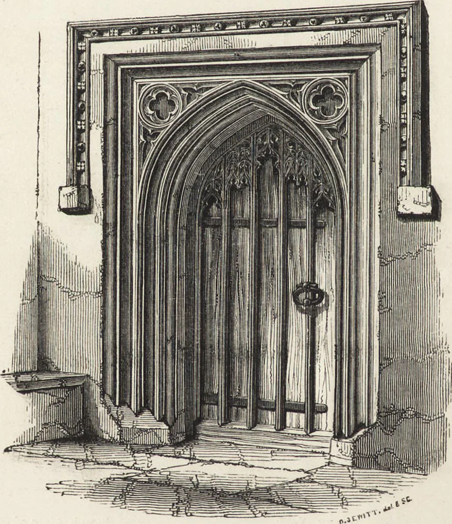 An illustration from An attempt to discriminate the styles of architecture in England : from the Conquest to the Reformation ; with a sketch of the Grecian and Roman orders /by the late Thomas Rickman, 1881, leaf 293