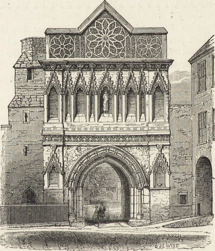 An illustration from An attempt to discriminate the styles of architecture in England : from the Conquest to the Reformation ; with a sketch of the Grecian and Roman orders /by the late Thomas Rickman, 1881, leaf 297
