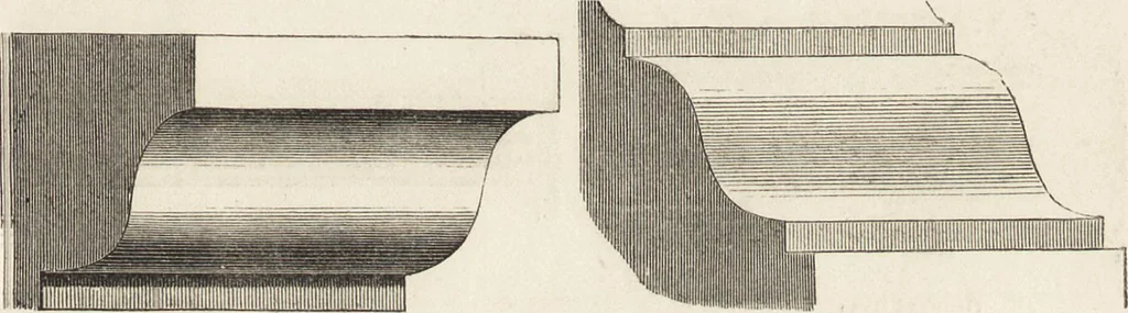 An illustration from An attempt to discriminate the styles of architecture in England : from the Conquest to the Reformation ; with a sketch of the Grecian and Roman orders /by the late Thomas Rickman, 1881, leaf 30
