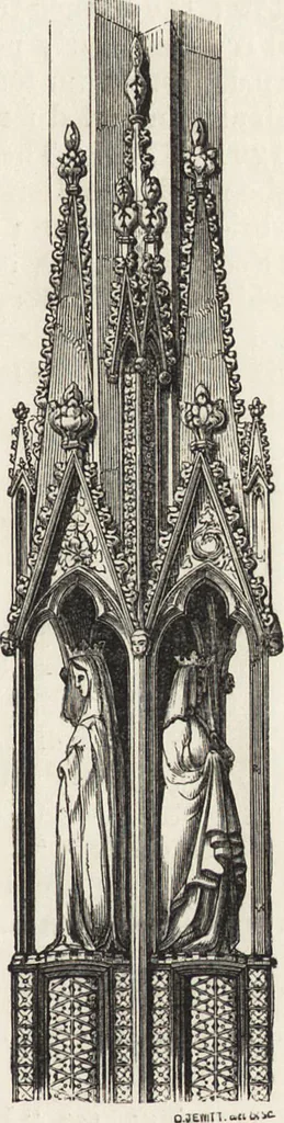 An illustration from An attempt to discriminate the styles of architecture in England : from the Conquest to the Reformation ; with a sketch of the Grecian and Roman orders /by the late Thomas Rickman, 1881, leaf 302