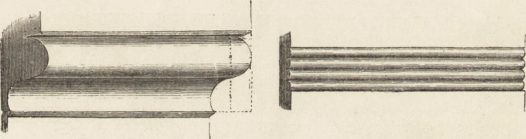 An illustration from An attempt to discriminate the styles of architecture in England : from the Conquest to the Reformation ; with a sketch of the Grecian and Roman orders /by the late Thomas Rickman, 1881, leaf 31