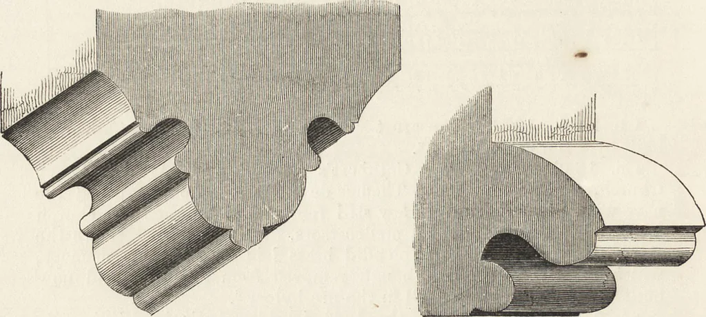An illustration from An attempt to discriminate the styles of architecture in England : from the Conquest to the Reformation ; with a sketch of the Grecian and Roman orders /by the late Thomas Rickman, 1881, leaf 313