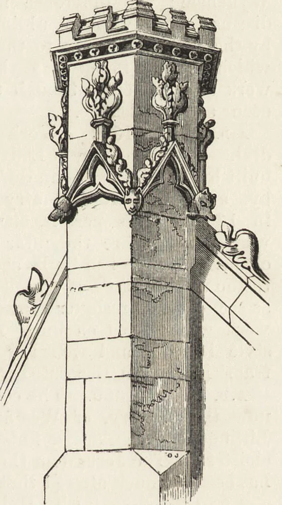 An illustration from An attempt to discriminate the styles of architecture in England : from the Conquest to the Reformation ; with a sketch of the Grecian and Roman orders /by the late Thomas Rickman, 1881, leaf 316