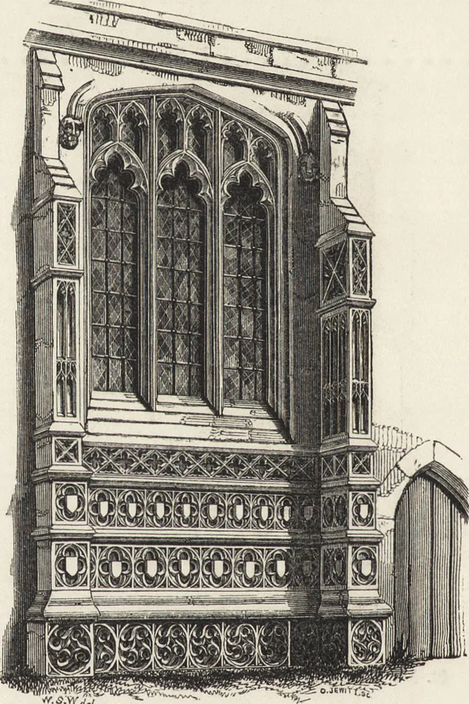 An illustration from An attempt to discriminate the styles of architecture in England : from the Conquest to the Reformation ; with a sketch of the Grecian and Roman orders /by the late Thomas Rickman, 1881, leaf 343