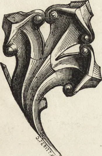 An illustration from An attempt to discriminate the styles of architecture in England : from the Conquest to the Reformation ; with a sketch of the Grecian and Roman orders /by the late Thomas Rickman, 1881, leaf 346