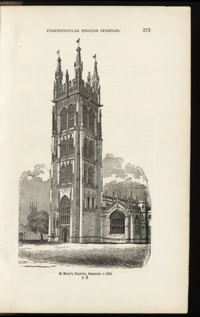 An illustration from An attempt to discriminate the styles of architecture in England : from the Conquest to the Reformation ; with a sketch of the Grecian and Roman orders /by the late Thomas Rickman, 1881, leaf 352
