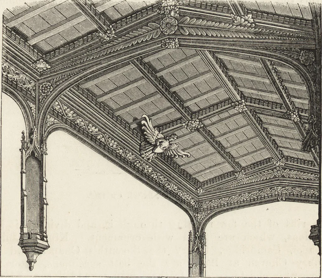 An illustration from An attempt to discriminate the styles of architecture in England : from the Conquest to the Reformation ; with a sketch of the Grecian and Roman orders /by the late Thomas Rickman, 1881, leaf 358