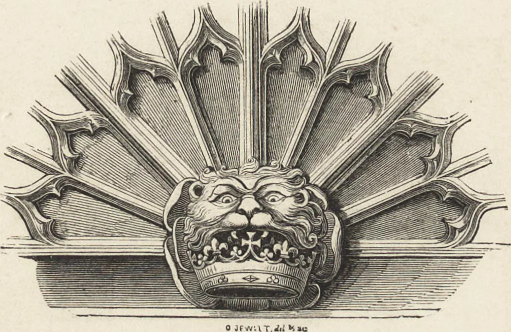 An illustration from An attempt to discriminate the styles of architecture in England : from the Conquest to the Reformation ; with a sketch of the Grecian and Roman orders /by the late Thomas Rickman, 1881, leaf 359
