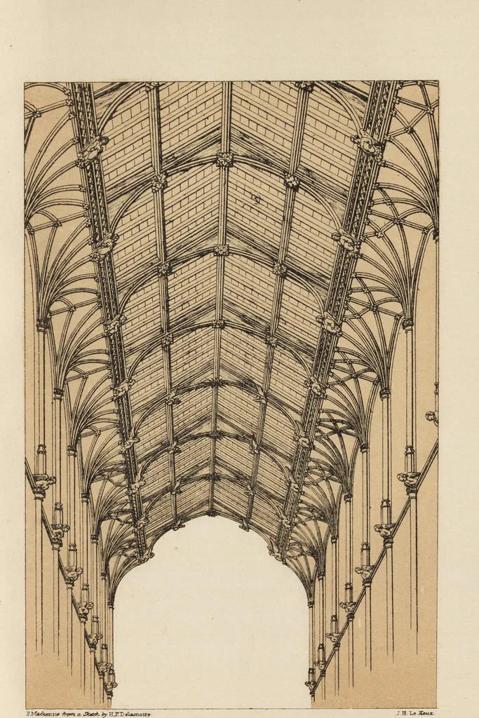 An illustration from An attempt to discriminate the styles of architecture in England : from the Conquest to the Reformation ; with a sketch of the Grecian and Roman orders /by the late Thomas Rickman, 1881, leaf 360