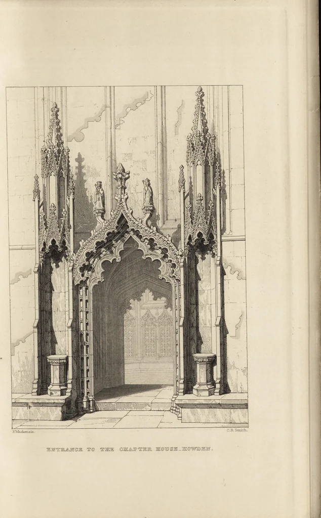 An illustration from An attempt to discriminate the styles of architecture in England : from the Conquest to the Reformation ; with a sketch of the Grecian and Roman orders /by the late Thomas Rickman, 1881, leaf 374