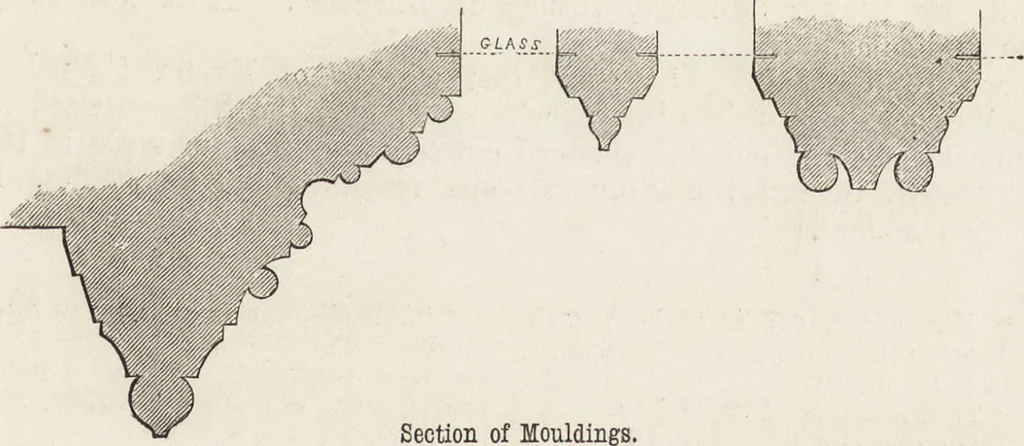 An illustration from An attempt to discriminate the styles of architecture in England : from the Conquest to the Reformation ; with a sketch of the Grecian and Roman orders /by the late Thomas Rickman, 1881, leaf 376