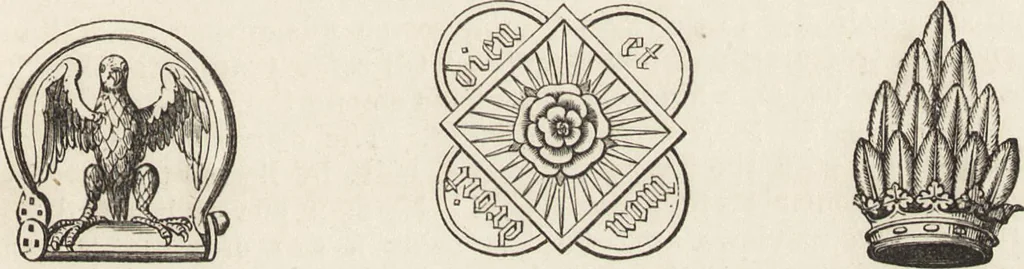 An illustration from An attempt to discriminate the styles of architecture in England : from the Conquest to the Reformation ; with a sketch of the Grecian and Roman orders /by the late Thomas Rickman, 1881, leaf 396