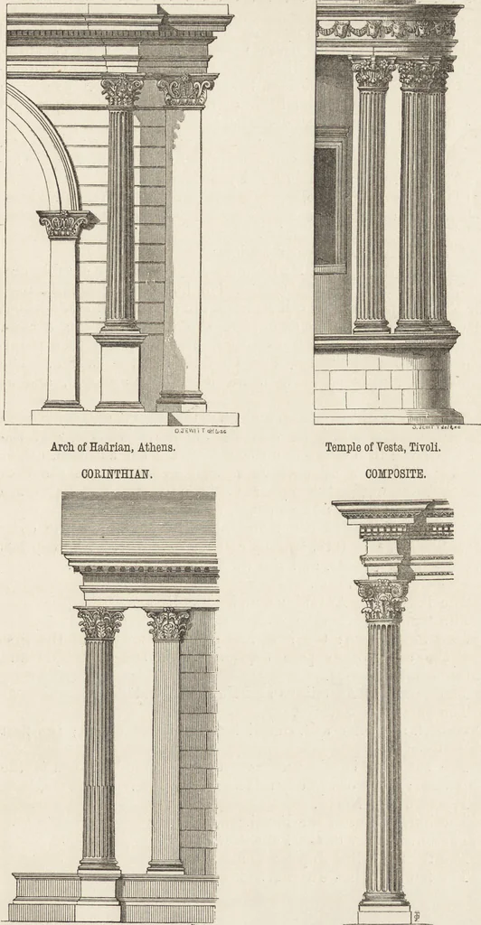 An illustration from An attempt to discriminate the styles of architecture in England : from the Conquest to the Reformation ; with a sketch of the Grecian and Roman orders /by the late Thomas Rickman, 1881, leaf 48