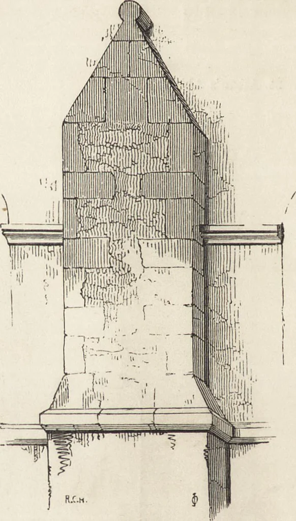 An illustration from An attempt to discriminate the styles of architecture in England : from the Conquest to the Reformation ; with a sketch of the Grecian and Roman orders /by the late Thomas Rickman, 1881, leaf 77