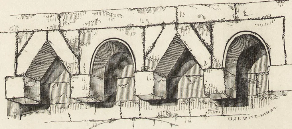An illustration from An attempt to discriminate the styles of architecture in England : from the Conquest to the Reformation ; with a sketch of the Grecian and Roman orders /by the late Thomas Rickman, 1881, leaf 79