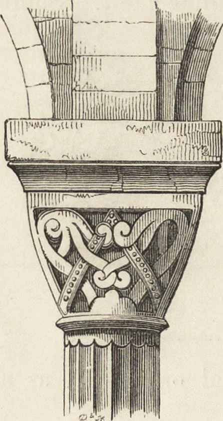 An illustration from An attempt to discriminate the styles of architecture in England : from the Conquest to the Reformation ; with a sketch of the Grecian and Roman orders /by the late Thomas Rickman, 1881, leaf 85