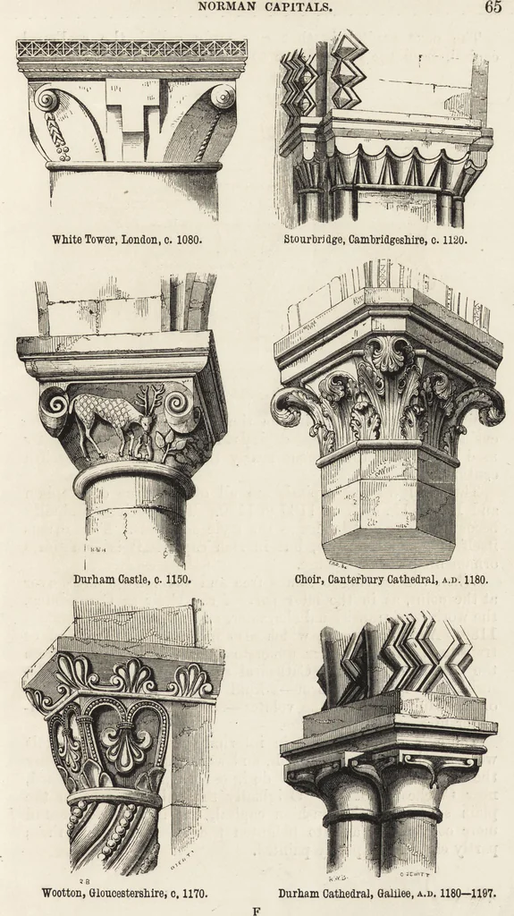 An illustration from An attempt to discriminate the styles of architecture in England : from the Conquest to the Reformation ; with a sketch of the Grecian and Roman orders /by the late Thomas Rickman, 1881, leaf 88