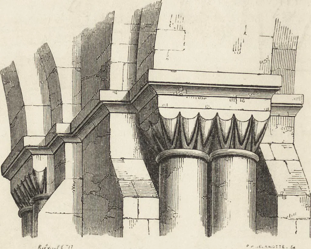 An illustration from An attempt to discriminate the styles of architecture in England : from the Conquest to the Reformation ; with a sketch of the Grecian and Roman orders /by the late Thomas Rickman, 1881, leaf 89