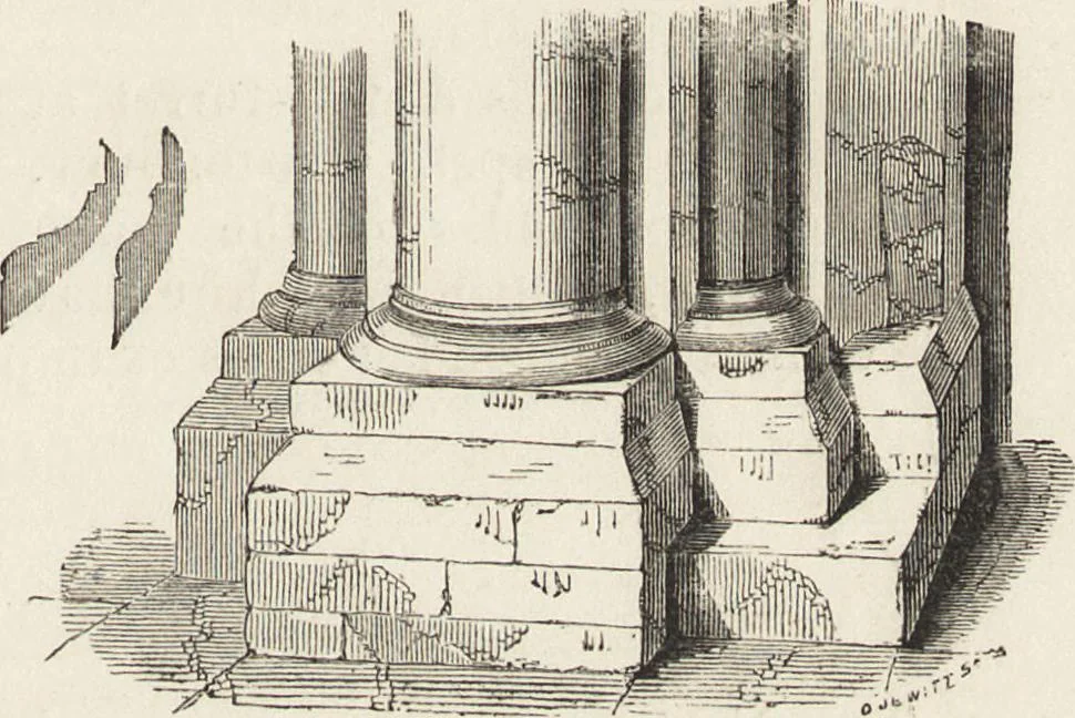An illustration from An attempt to discriminate the styles of architecture in England : from the Conquest to the Reformation ; with a sketch of the Grecian and Roman orders /by the late Thomas Rickman, 1881, leaf 90
