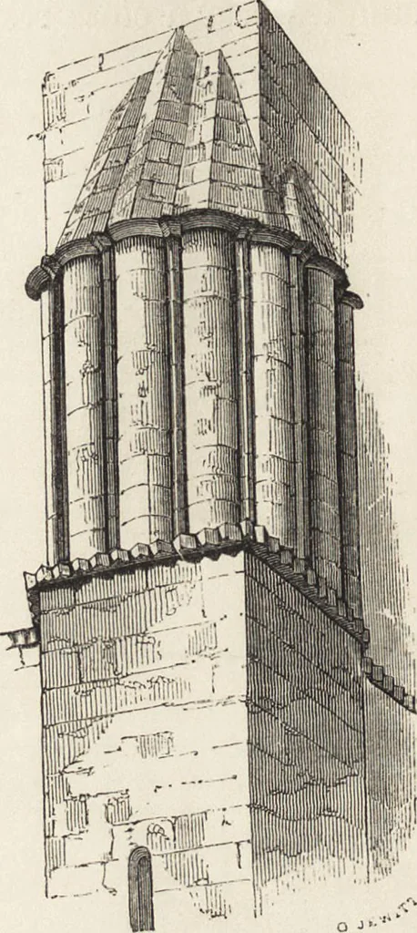An illustration from An attempt to discriminate the styles of architecture in England : from the Conquest to the Reformation ; with a sketch of the Grecian and Roman orders /by the late Thomas Rickman, 1881, leaf 91