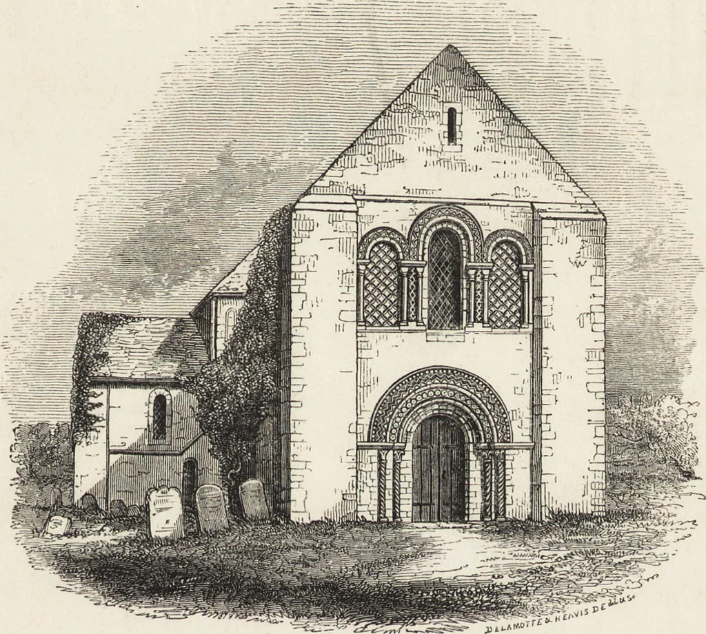 An illustration from An attempt to discriminate the styles of architecture in England : from the Conquest to the Reformation ; with a sketch of the Grecian and Roman orders /by the late Thomas Rickman, 1881, leaf 98