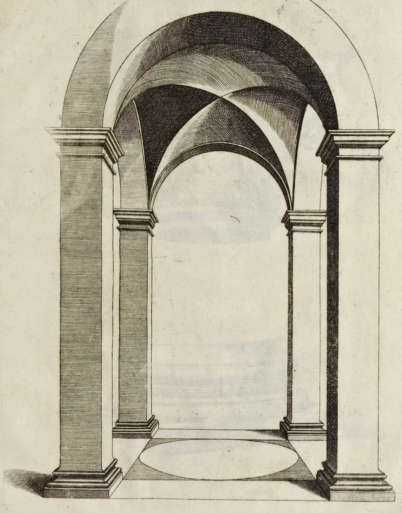 An illustration from La pratica di prospettiva, 1625, leaf 108