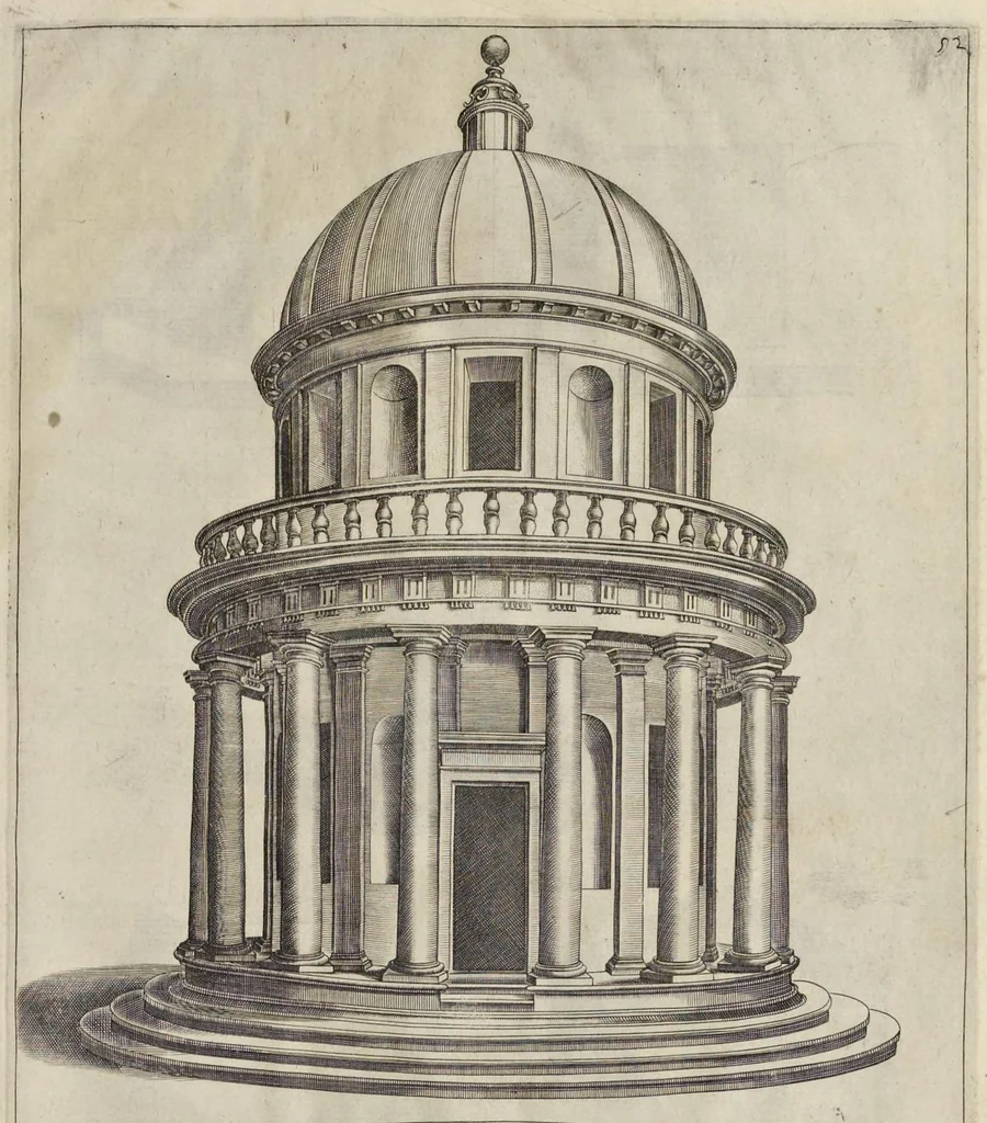 An illustration from La pratica di prospettiva, 1625, leaf 116