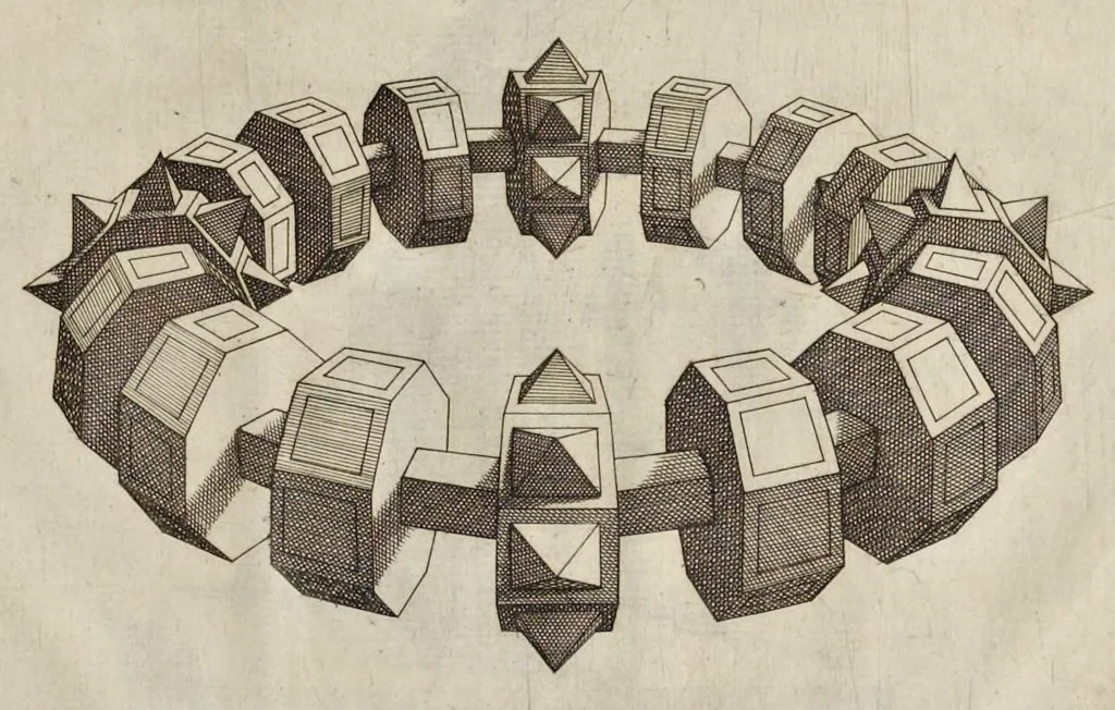 An illustration from La pratica di prospettiva, 1625, leaf 128